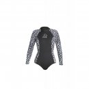 Xcel Dive Womens OR Axis L/S Back Zip 2mm - Whale Shark - 6
