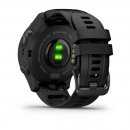 Garmin® Descent™ Mk2S  Schwarz/Titan DLC-Luenettet mit QuickFit-Silikon-Armband 20 mm Schwarz