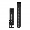Garmin® QuickFit®-Armband 20 mm Silikon Schwarz + Verlängerungsband XXL Mk2s Mk3 Mk3i-43mm