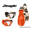 ZEAGLE SET - Scope Mask + Recon Fin RESCUE ORANGE LARGE LIMITED EDITION